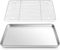 16 Inch Baking Sheet Pan with Rack Set, Joyfair Stainless Steel Toaster Oven by Joyfair