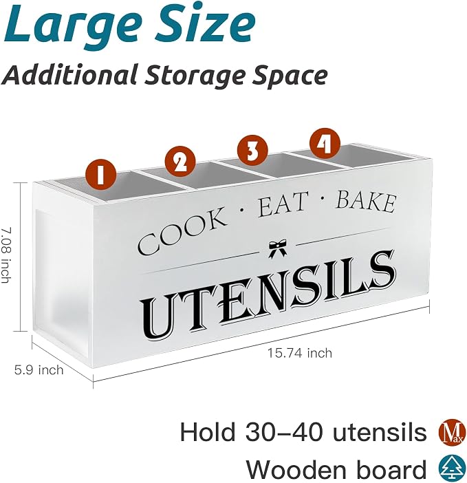 Suli Extra Large Kitchen Utensils Holder - Image 2