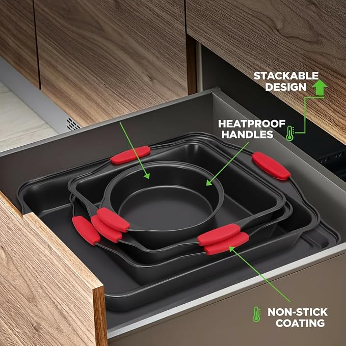 NutriChef Baking Pans Set - Image 3
