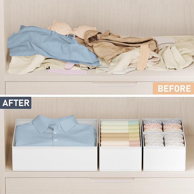 DIMJ Drawer Organizer Clothes Storage - Image 7