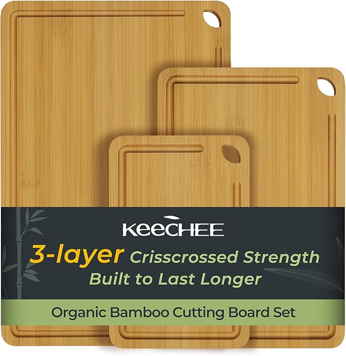 Keechee Wood Cutting Board for Kitchen by Keechee