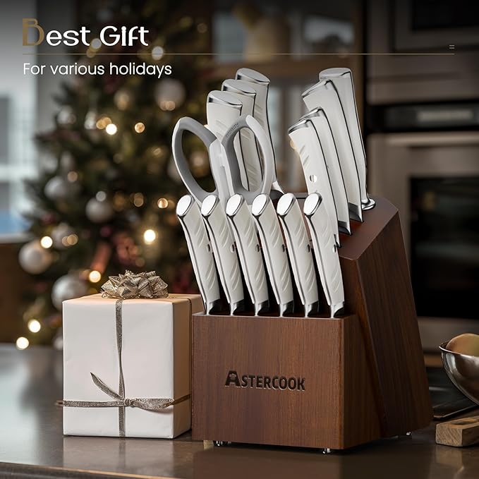 Knife Set, Astercook Kitchen Knife Set - Image 7