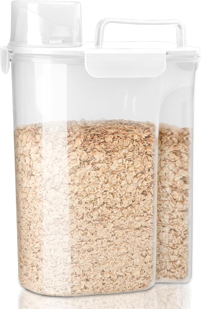 Komzon Rice Container, Airtight Rice Storage Container 10lb, Cereal Containers by Komzon