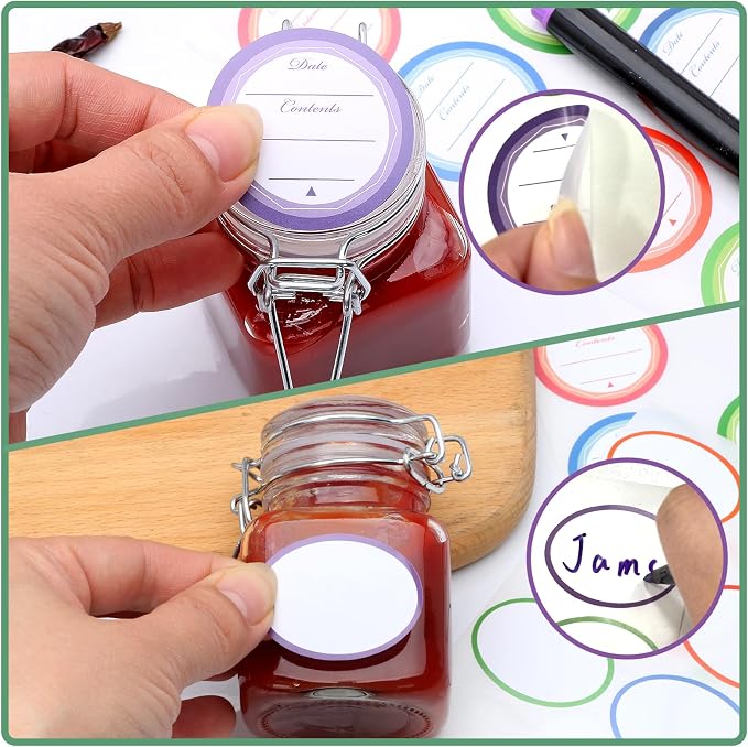 Small Glass Jars with Lids, 4 oz Spice Jars with Labels, Small Glass Containers - Image 6
