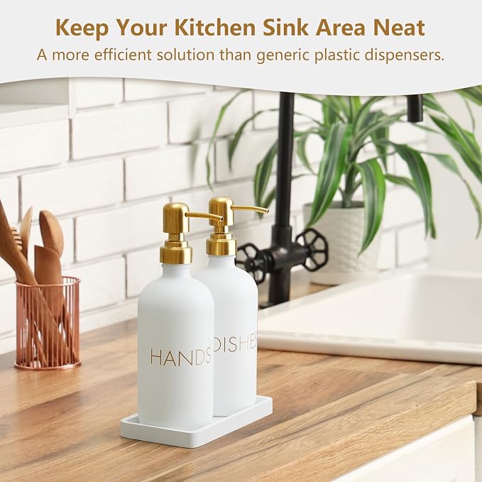 Glass Dish and Hand Soap Dispenser Set - Image 4