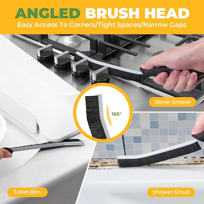 KMOSENIA Cleaning Brush, Grout Brush, Scrub Brush - Image 3