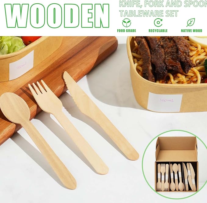 Wooden Utensils Set - Image 2