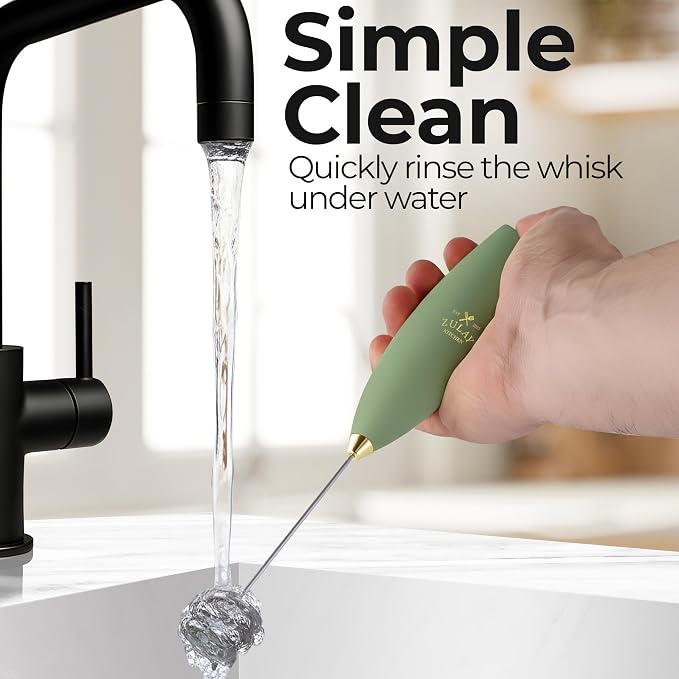 Zulay Kitchen Patented Tornado Triple Whisk Milk Frother - Image 9