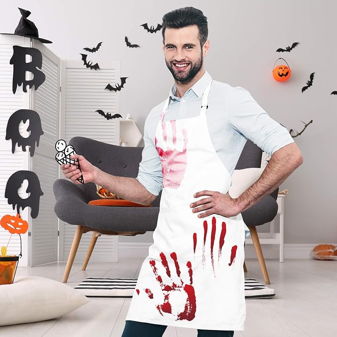 Syntus Apron for Men Women, Adjustable Cooking Kitchen Chef Aprons - Image 7