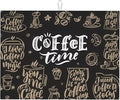 Coffee Time Dish Drying Mat 18x24 Inch, Microfiber Absorbent Fast Dry Mat Large by Unknown