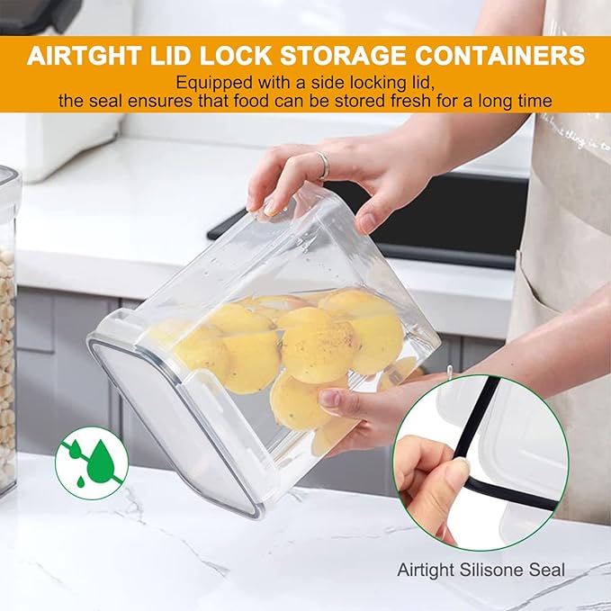 8 Pack Airtight Food Storage Containers - Image 4