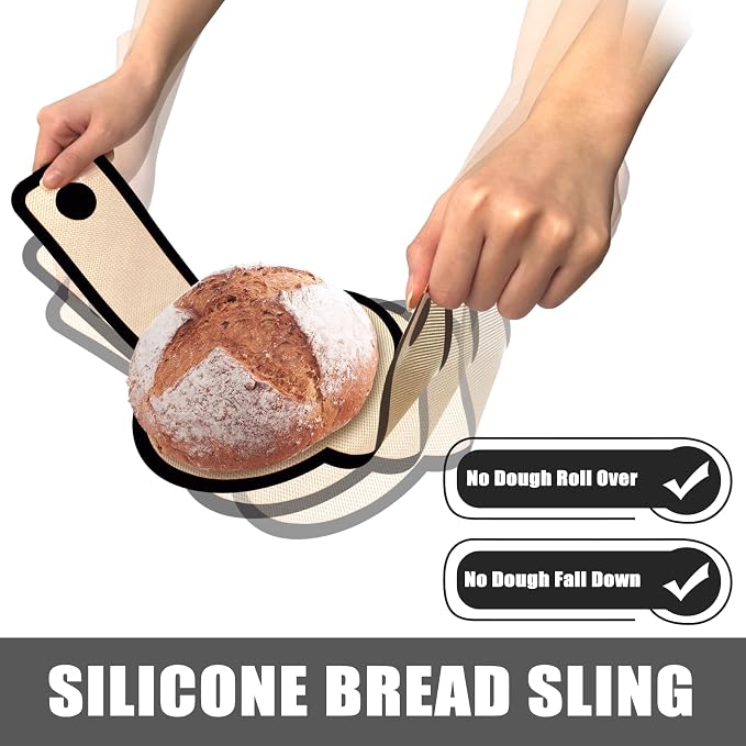 Silicone Bread Sling for Dutch Oven, Non-Stick & Easy to Clean Bread Baking Mat - Image 5