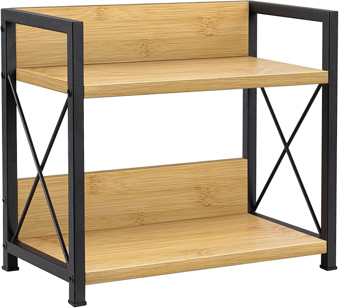 Giikin Countertop Shelf Organizer, 2 Tier Kitchen Spice Rack Organizer by Giikin