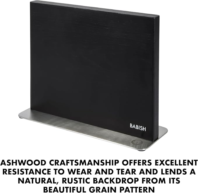 Babish 5-Piece Magnetic Forged Kitchen Knife Block Set – 1.4116 German Steel - Image 9
