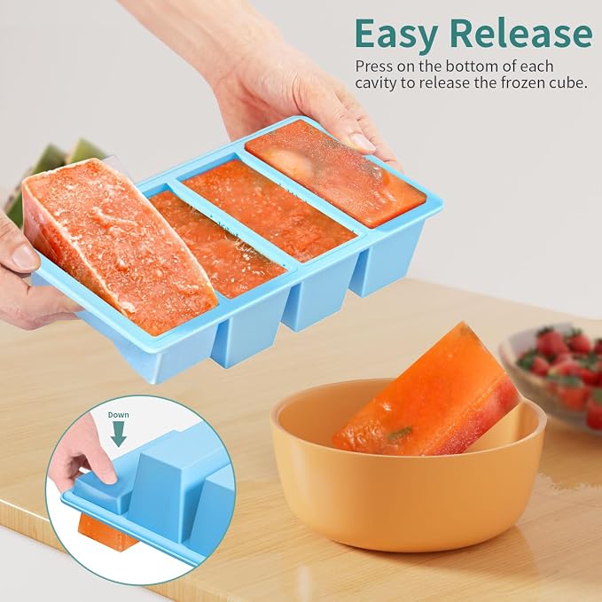 Silicone Freezer Tray for Sauce Cube: Silicone Freezing Tray for Broth Sauce - Image 3