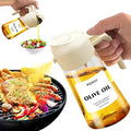 2 in 1 Glass Oil Sprayer & Dispenser, 16oz/470ml Olive Cooking, Air Fryer by Unknown