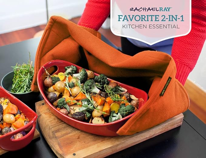 Rachael Ray Kitchen Towel, Oven Glove Moppine - Image 6