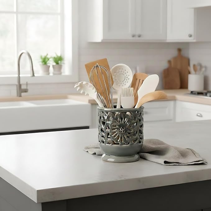 Farmhouse Kitchen Utensil Holder - Image 8