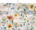 Flowers on Wooden Board Dish Drying Mat 18x24 Inch, Microfiber Absorbent Fast by Unknown