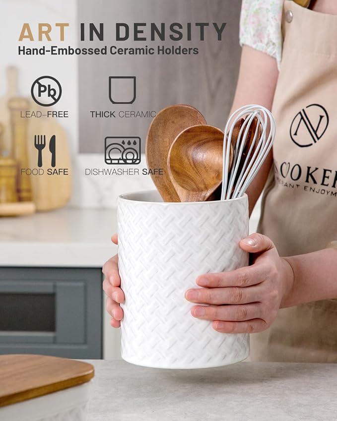 Nucookery 6.4'' Utensil Holder - Image 3