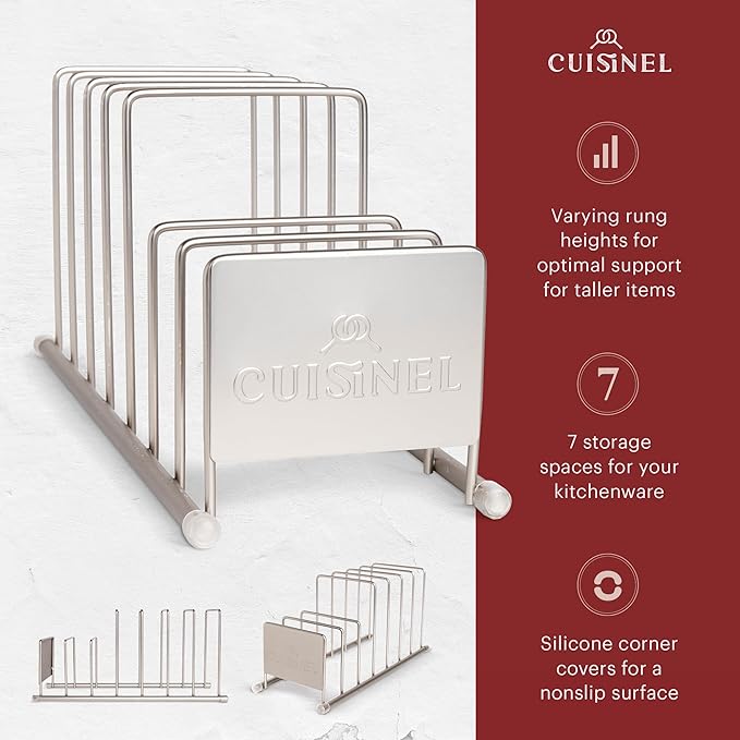 Cuisinel Lid and Dish Organizer Rack - Image 2