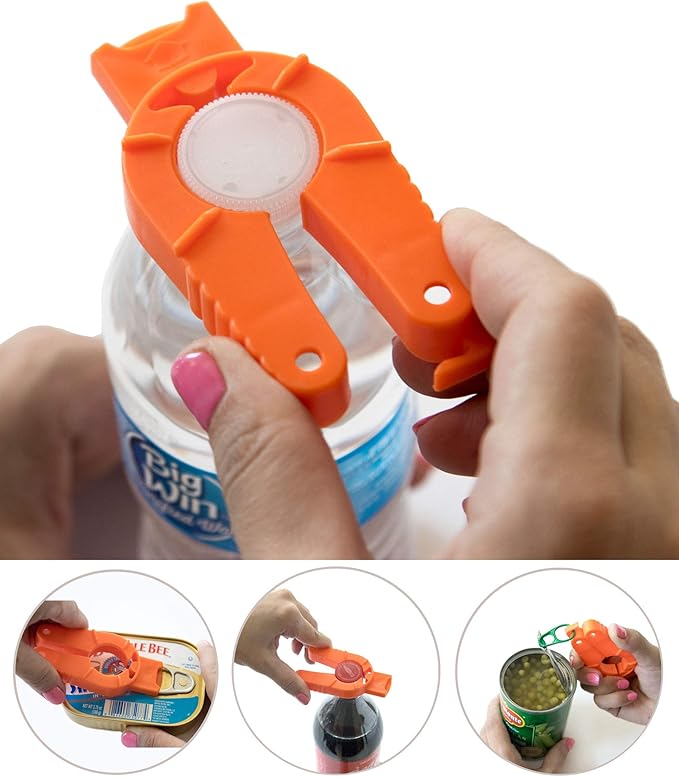 Multifunctional Bottle and Can Opener, Plastic Water Bottle, Pull Tab Soup - Image 5
