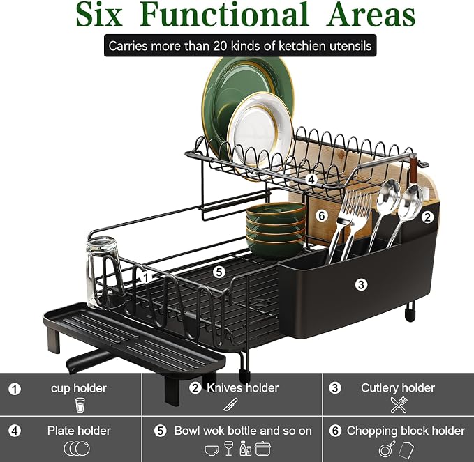 Runnatal Large Dish Drying Rack - Image 4