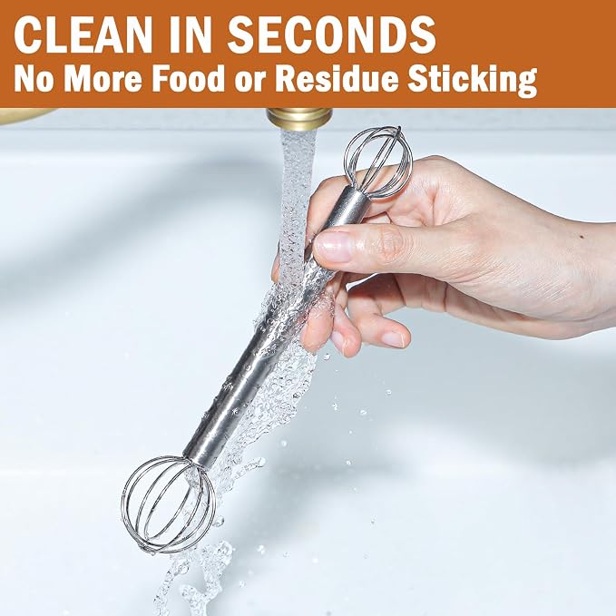 Stainless Steel Measuring Whisk, Double-Ended Whisk - Image 4