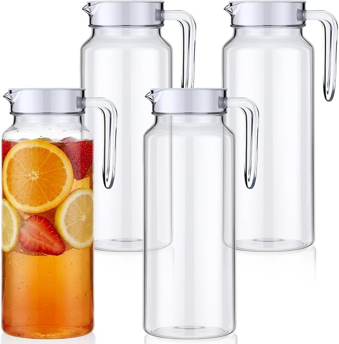 Didaey 4 Pcs Acrylic Water Pitcher by Didaey