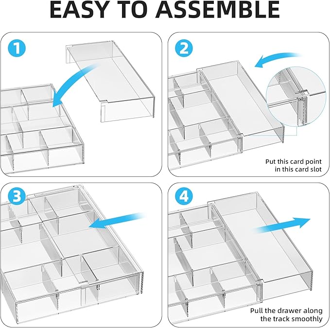 Marbrasse Expandable Desk Drawer Organizer, Desk Organizers and Accessories - Image 6