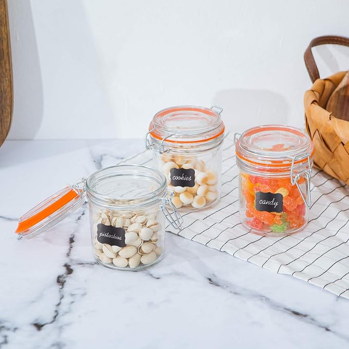 Glass Jars With Airtight Lids, Mason Jars 8 oz, Glass Jar With Leak Proof - Image 5