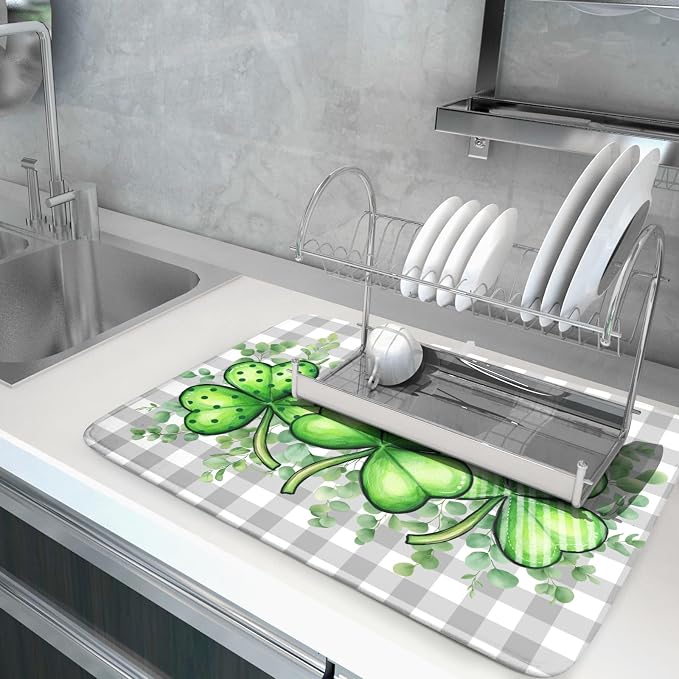 St Patricks Day Dish Drying Mat - Image 5