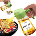 2 in 1 Glass Oil Sprayer & Dispenser, 16oz/470ml Olive Cooking, Air Fryer by Unknown