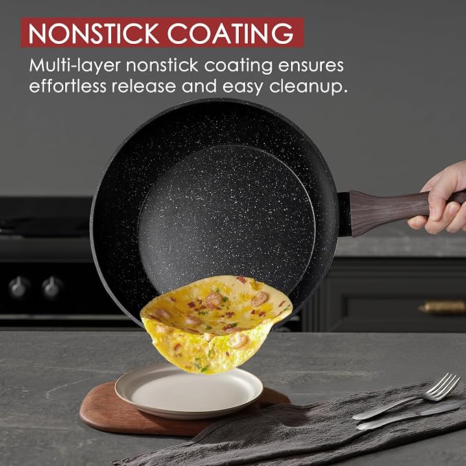 Kikcoin Pots and Pans Set Non Stick 31 Piece Kitchen Nonstick Cooking Cookware - Image 3
