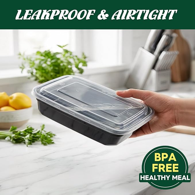 Glotoch Meal Prep Containers 32oz 100 Pack - Image 6