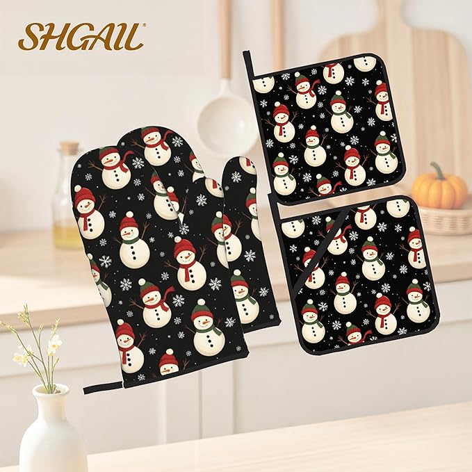 Oven Mitts and Hot Pads Set - Image 2