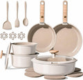 CAROTE Nonstick Pots and Pans Set, Cookware Set Detachable Handle, RV Cookware by CAROTE
