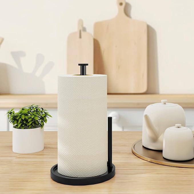Paper Towel Holder Countertop, Standing Paper Roll Holder - Image 8