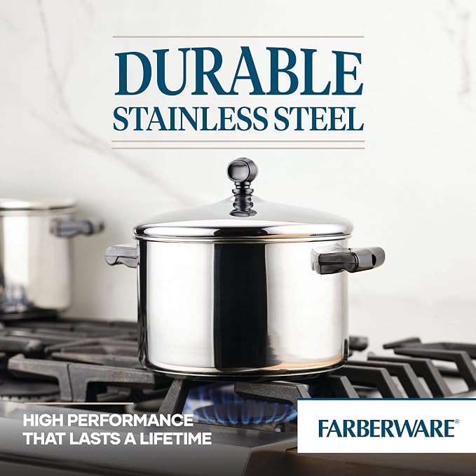 Farberware Classic Stainless Steel 4-Quart Covered Saucepot - Image 4