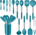 E-far 14 Pieces Silicone Cooking Utensils Set, Kitchen Utensils Set by E-far