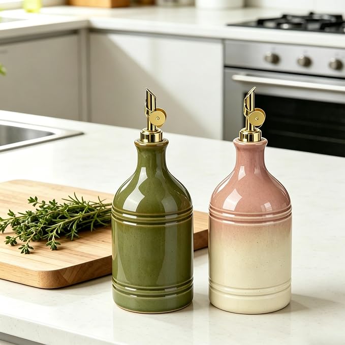 Ceramic Olive Oil Dispenser Bottle - Image 7
