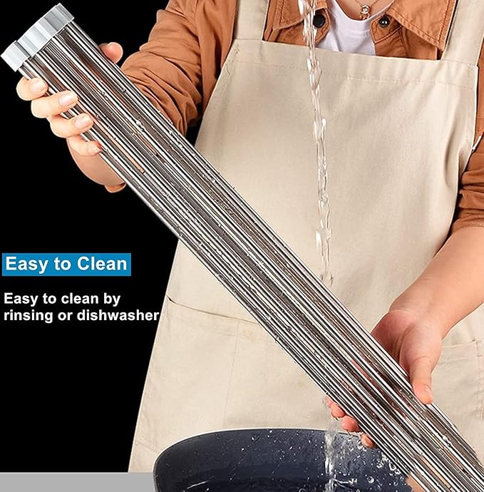 Seropy Extra Large 20.5"x13.7" Roll Up Dish Drying Rack Over The Sink Dish - Image 6