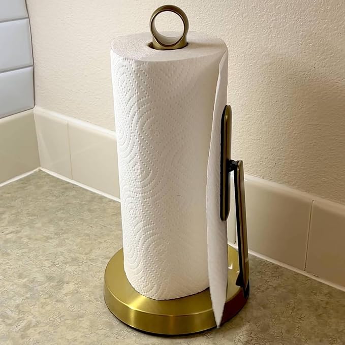 theaoo Heavy-Duty Stainless Steel Paper Towel Holder - Image 2