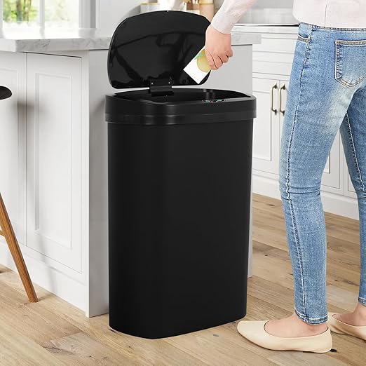 13 Gallon Trash Can | 50L Sensor Automatic Kitchen Trash Can by Home