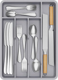 Lifewit Silverware Drawer Organizer Tray, Plastic Cutlery Storage by Lifewit