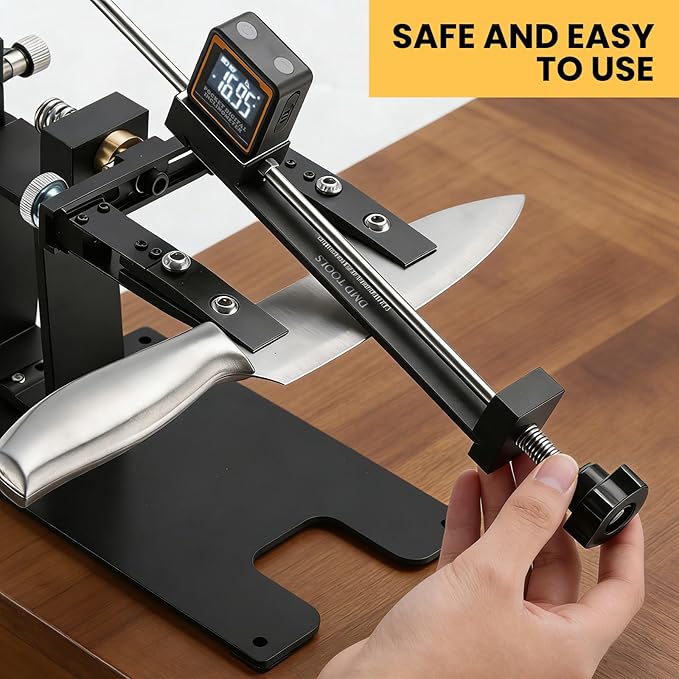 Newise Precision Knife Sharpening System, Adjustable Angle Guided Sharpener Kit - Image 6