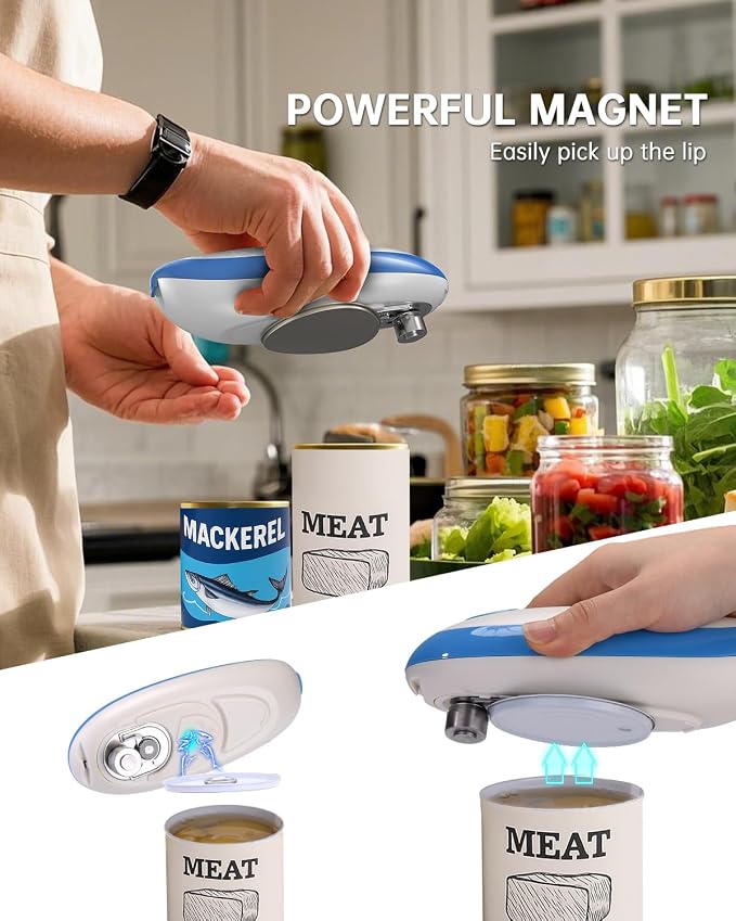 CIRCLE JOY Electric Can Opener, One-Touch Automatic Can Opening - Image 3