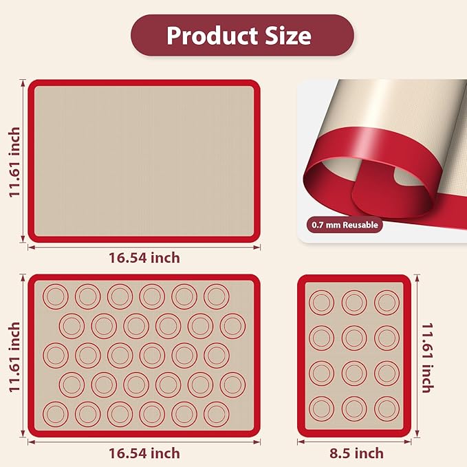Macaron Silicone Baking Mats - Image 2