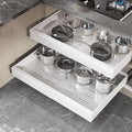 Seinloes 1 Pack Pull Out Cabinet Organizer 21" Deep, Full Extension 3 Slide by Seinloes