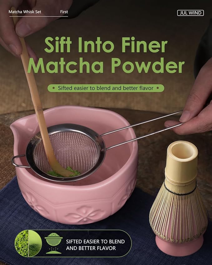 Matcha Whisk Set, Ceramic Matcha Set Includes Bowl - Image 4